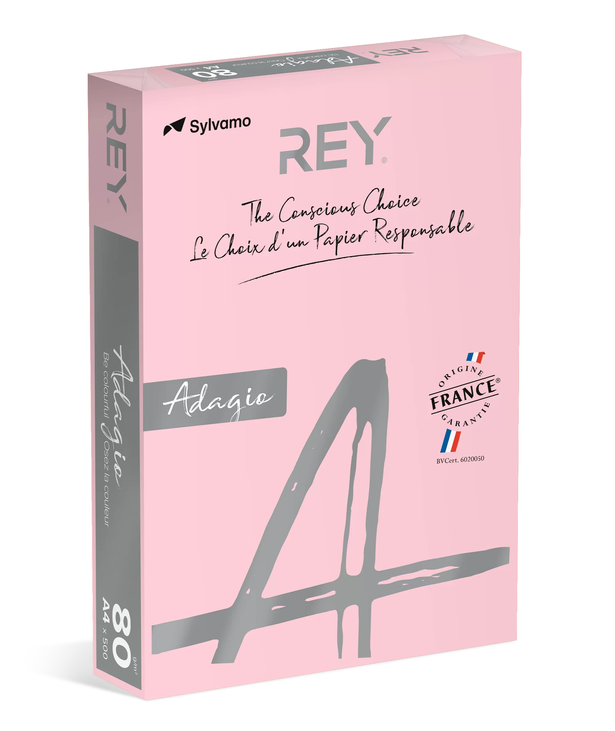 Rey Adagio A4 Ream Right Pink07