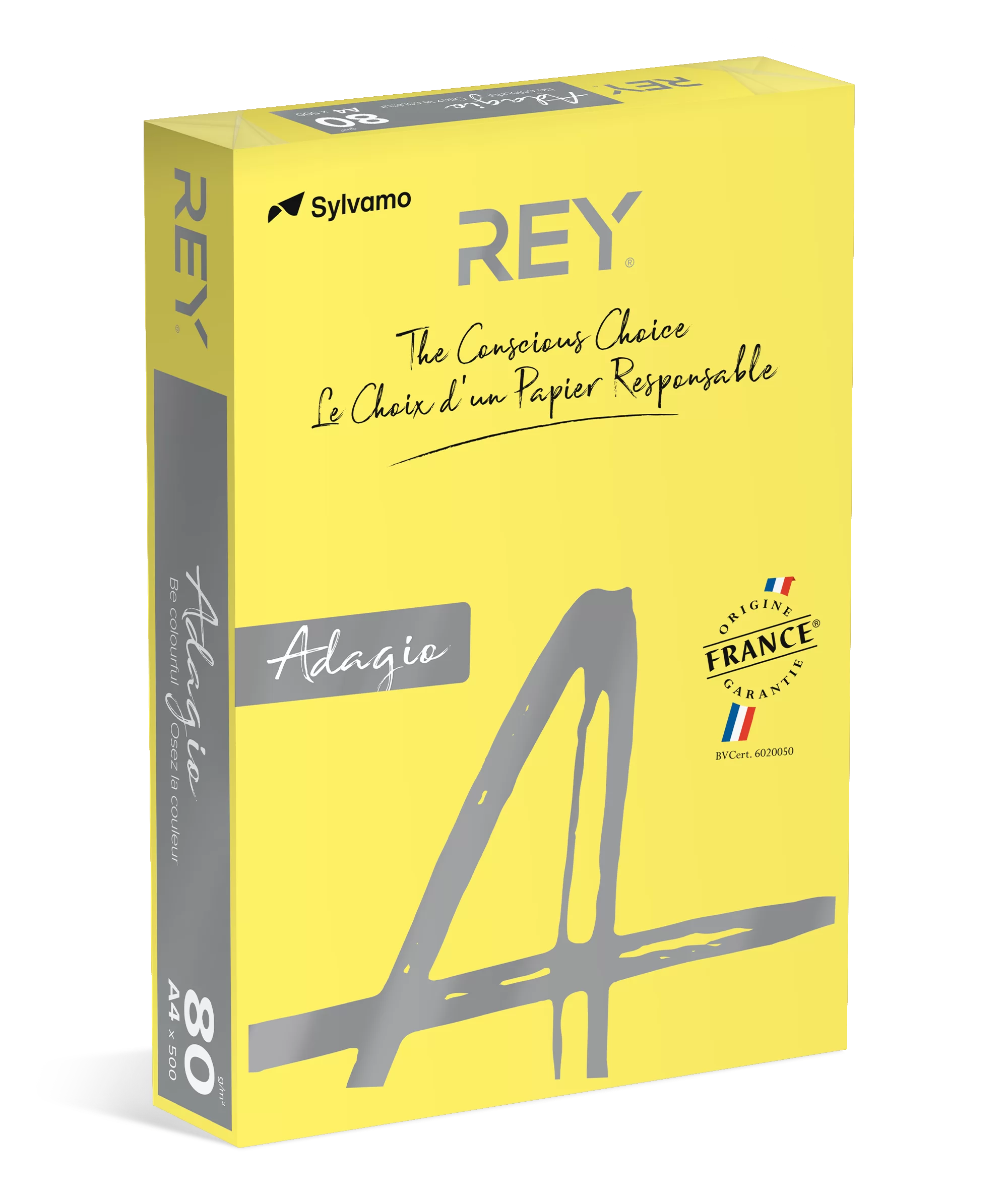 Rey adagio a4 ream right yellow66