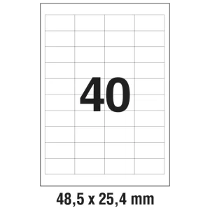 Etikete ILK 48,5x25,4mm pk100L Zweckform 3657